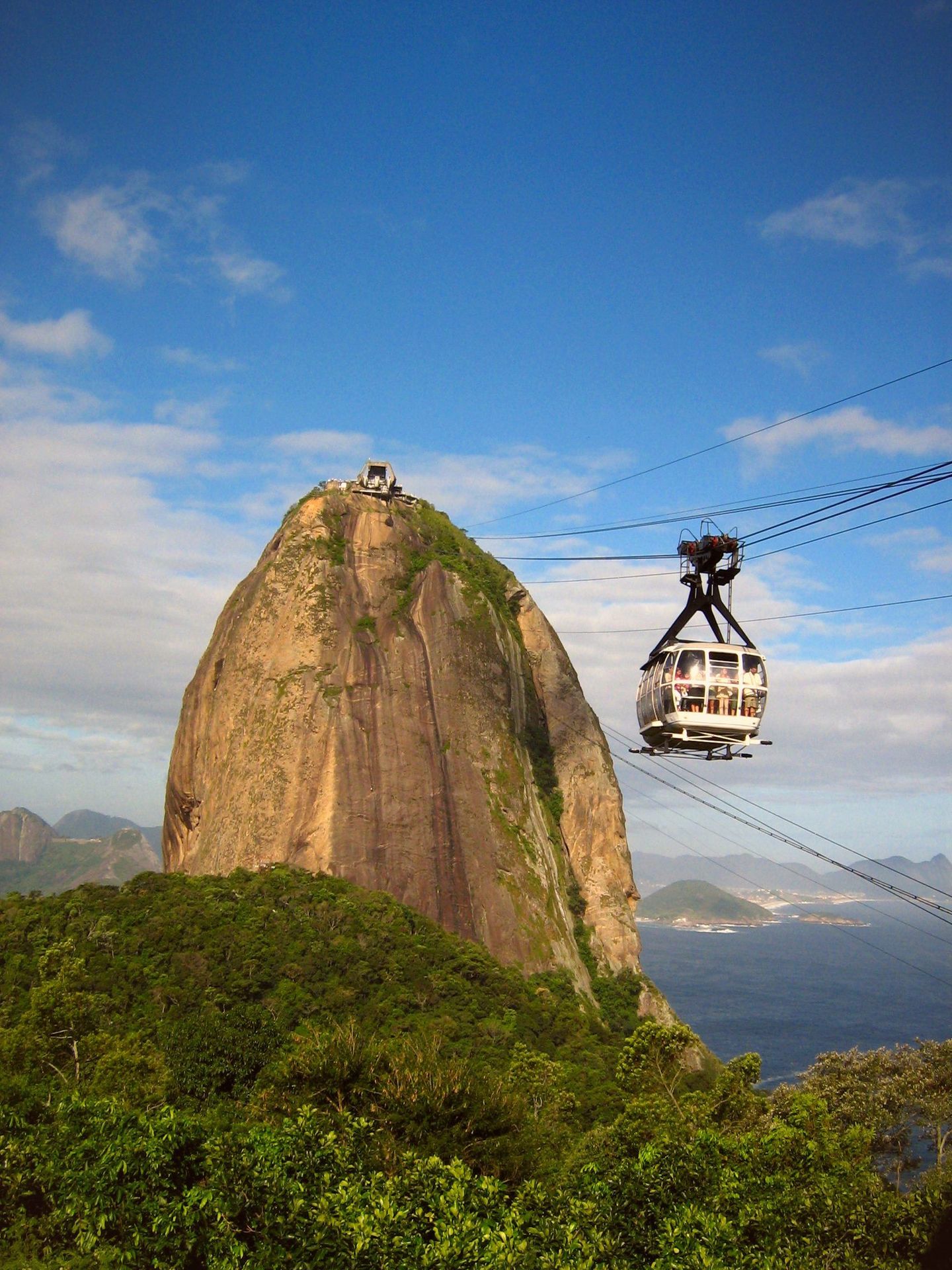 Le Pain de Sucre et le téléphérique à Rio